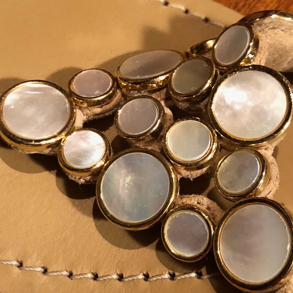 Mystique, Tan/Wooden/Gem Sandals